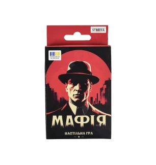 Картова гра "Мафія" 30525 (144шт) українською мовою у коробці 7,4*13*1,2 см
