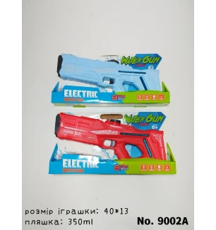 Водяна зброя автомат WATER GUN 9002A (36шт) акумуляторний 2 види у коробці 40*20*6 см