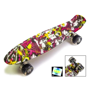 Пенніборд (Пенниборд) PENNY BOARD "DECK" Тузи PR65 (8шт) PU колеса світяться, в пак. 57*15 см