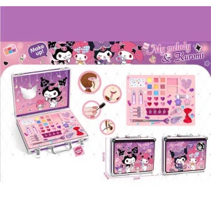 Косметика дитяча XF 1820 C (20шт/2) тіні для повік румяна помада аплікатори лак хайлайтер прикраси д