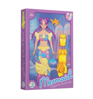 Магнітна гра 200314 (20шт)  Dodo "Одягни русалоньку" у коробці 21,5*25*5 см
