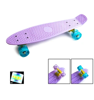 Пенніборд PENNY BOARD Violet 588007986 (8шт) PU колеса світяться у пакеті