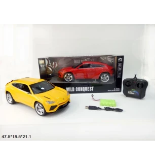 Машина акумуляторна джип на р/к HQ200136 (12шт/2) Lamborghini Urus 2 види у коробці 47,5*18,5*21,1 с