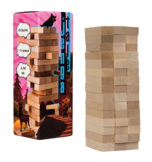 Настільна гра "Jenga Tale" 30965 (укр) (12шт) у коробці 19 × 6,7 × 6,7 см