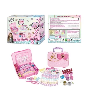 Набір для манікюру J 1152 B (24шт) наліпки блискітки аксесуари пінцет спонж розділювач для пальців у