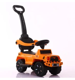 Толокар з ручкою та бортиками T-934 ORANGE (1шт) з муз. 85*35*83 см