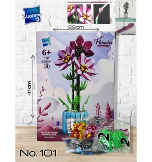Конструктор квіти 101 (24шт) у коробці 41*29*5 см