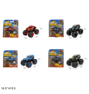 Джип-монстр Hot Wheels 3021-1/3021-2/3022-1/3022-2 (288шт/4) пластикова 4 види на планшетці 16,5*6,5