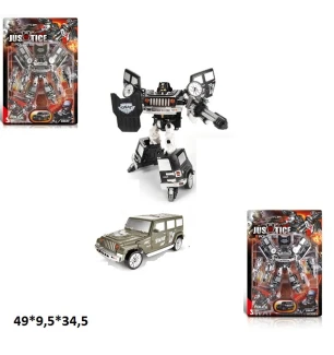Трансформер джип Transformer HF1101-1AB (24шт/2) поліція 2 види у коробці 49*9,5*34,5 см