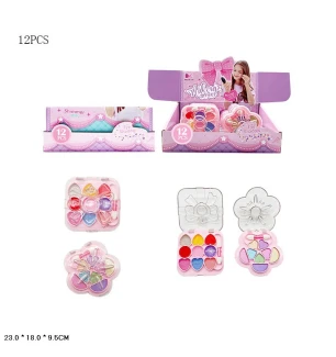 Косметика дитяча KZ1Z279 (576шт) тіні 2 види 12 шт у коробці 23*9,5*18 см