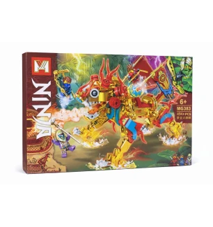 Конструктор Ninjago MG383 (48шт) "Червоний Дракон" 494+ деталі у коробці 45*7*28 см