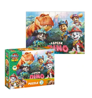 Пазли дитячі 200799 (48шт) Dodo «Paw Patrol Динофільм. Я розмовляю мовою динозавра» 60 елементів у к