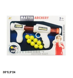 Помпова зброя 933 (48шт/2) з кульками у коробці 35*5,5*24 см