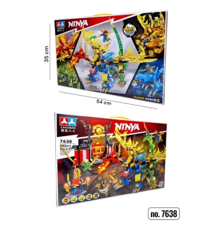 Конструктор Ninjago 7638 (24шт) 782 елементи у коробці