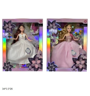 Лялька типу "Барбі" 29 см ZQ30338-5/8 (72шт/2) наречена 2 види у коробці 34*5,5*26 см