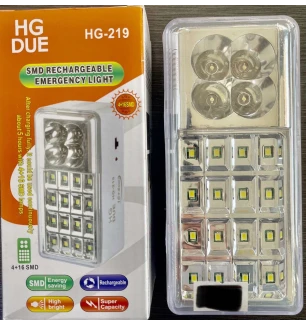 Світлодіодна лампа з акумулятором HGDUE-219 (120шт) два режими 4+16 SMD 