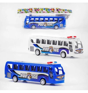 Автобус інерційний JY 88-2 A (360шт/2) "Поліція" 2 види у пакеті